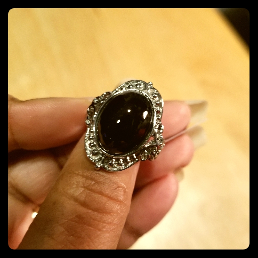 Black Onyx Ring size 6